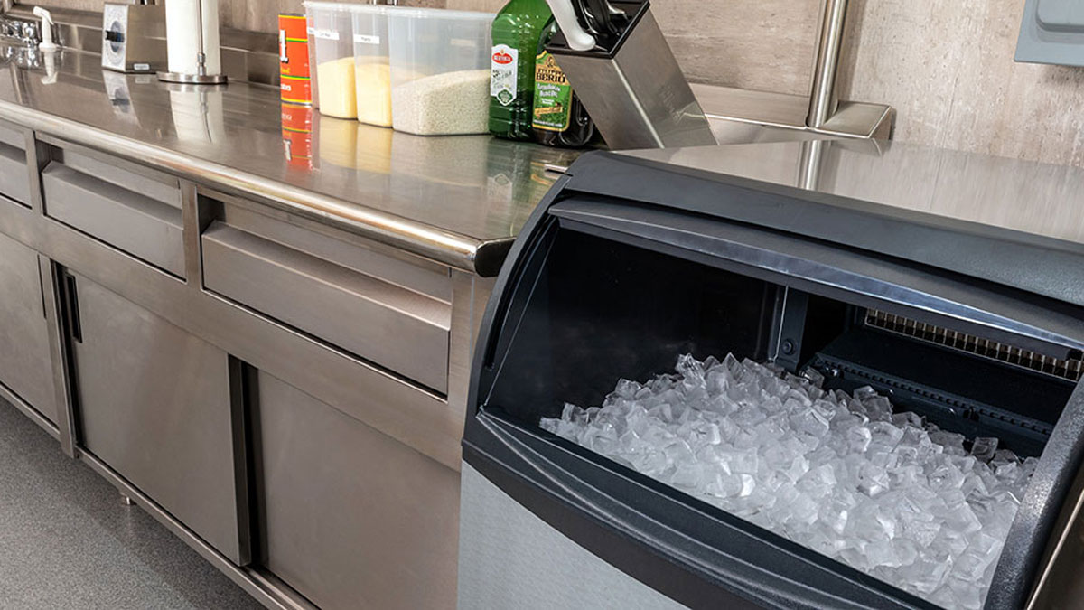 14'' Cube Ice Compact Ice Maker with Water Bucket