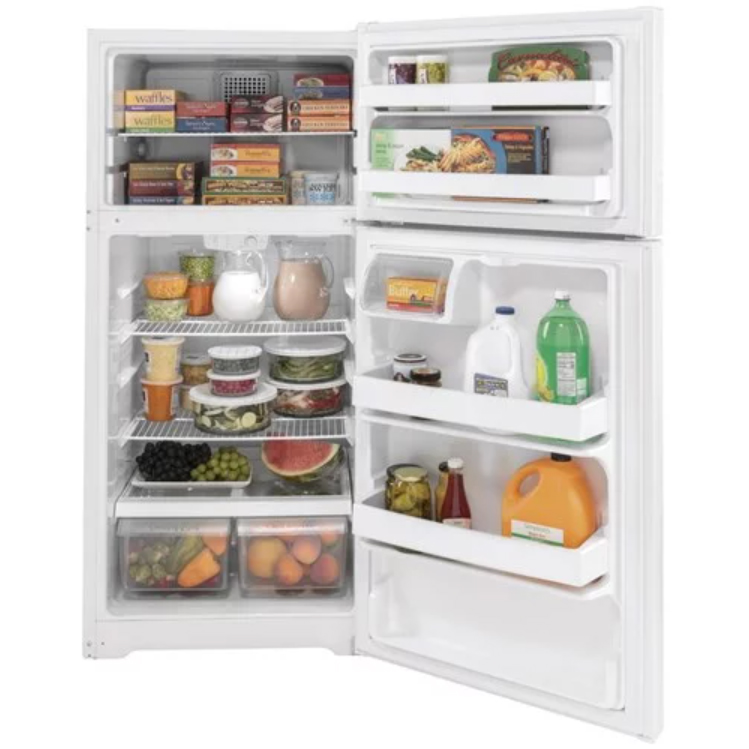 Food Inside of a Residential Refrigerator