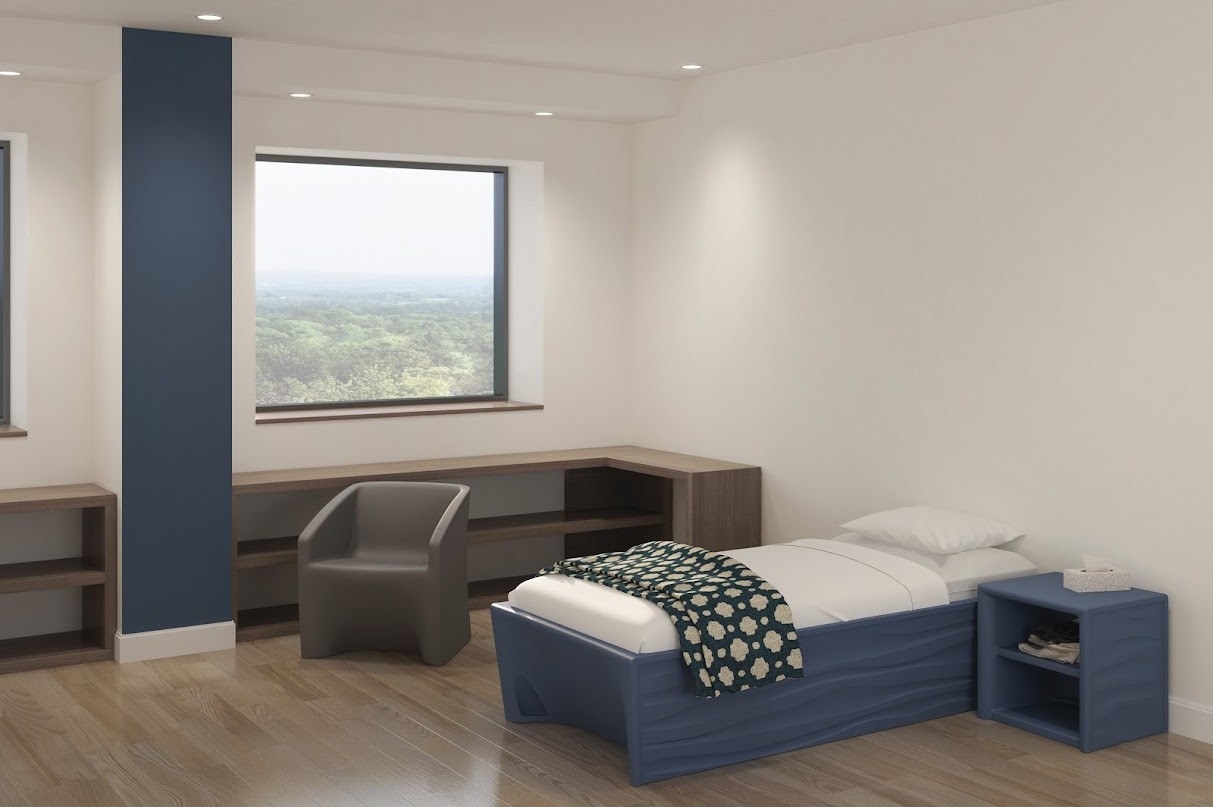 behavioral health patient room design