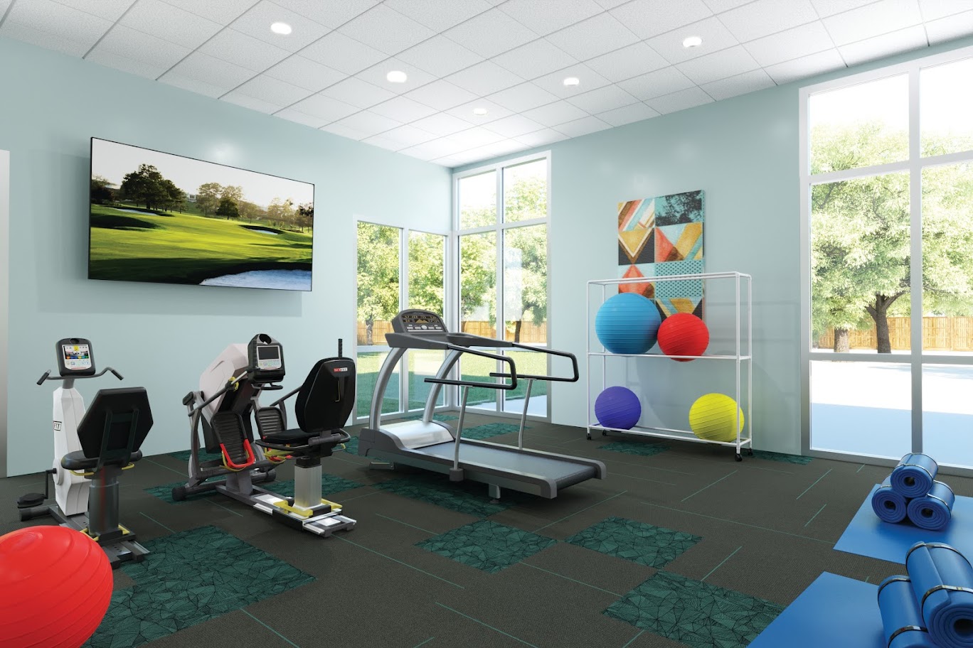 Behavioral Health Exercise Room