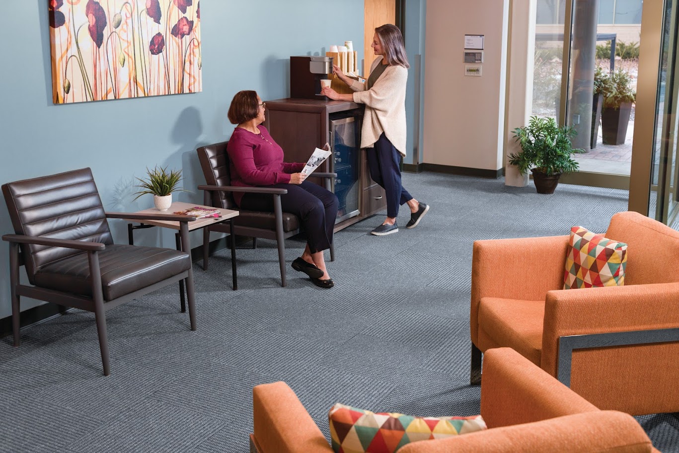 hospital waiting area