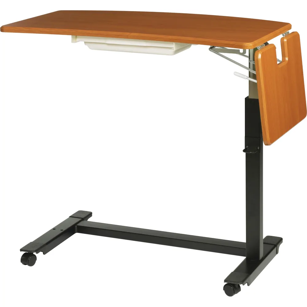 adjustable top overbed table