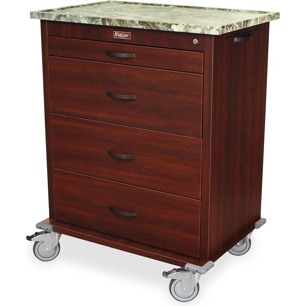 wooden supply cart